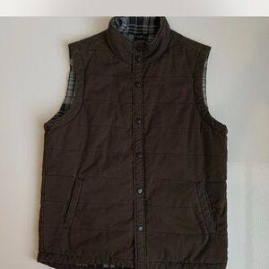 Men's Brown Quilted Vest